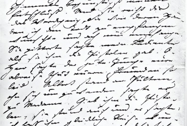 Goethes Handschrift - Reiseliteratur kulturtube